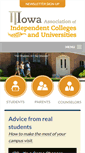 Mobile Screenshot of iowaprivatecolleges.org